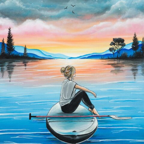 Original art- Paddle in Peace
