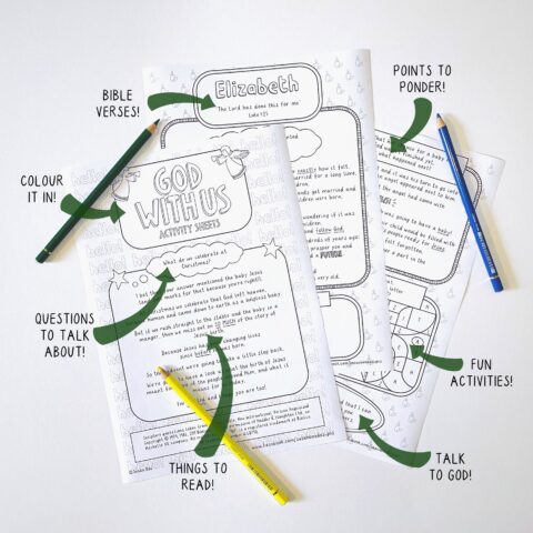 “God With Us” Advent Bible Activity Pack - Digital Download