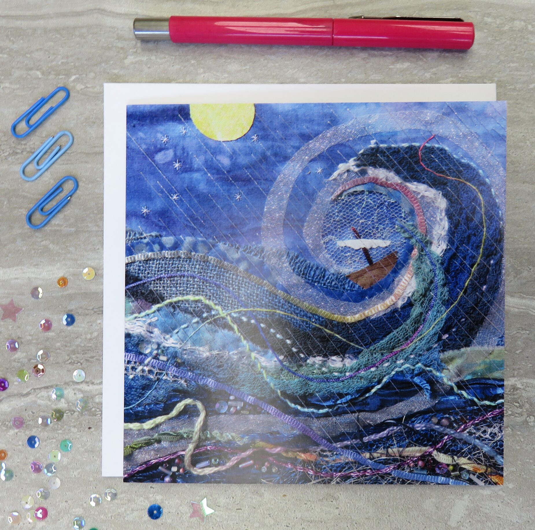 Eye of the Storm Blank Greetings Card