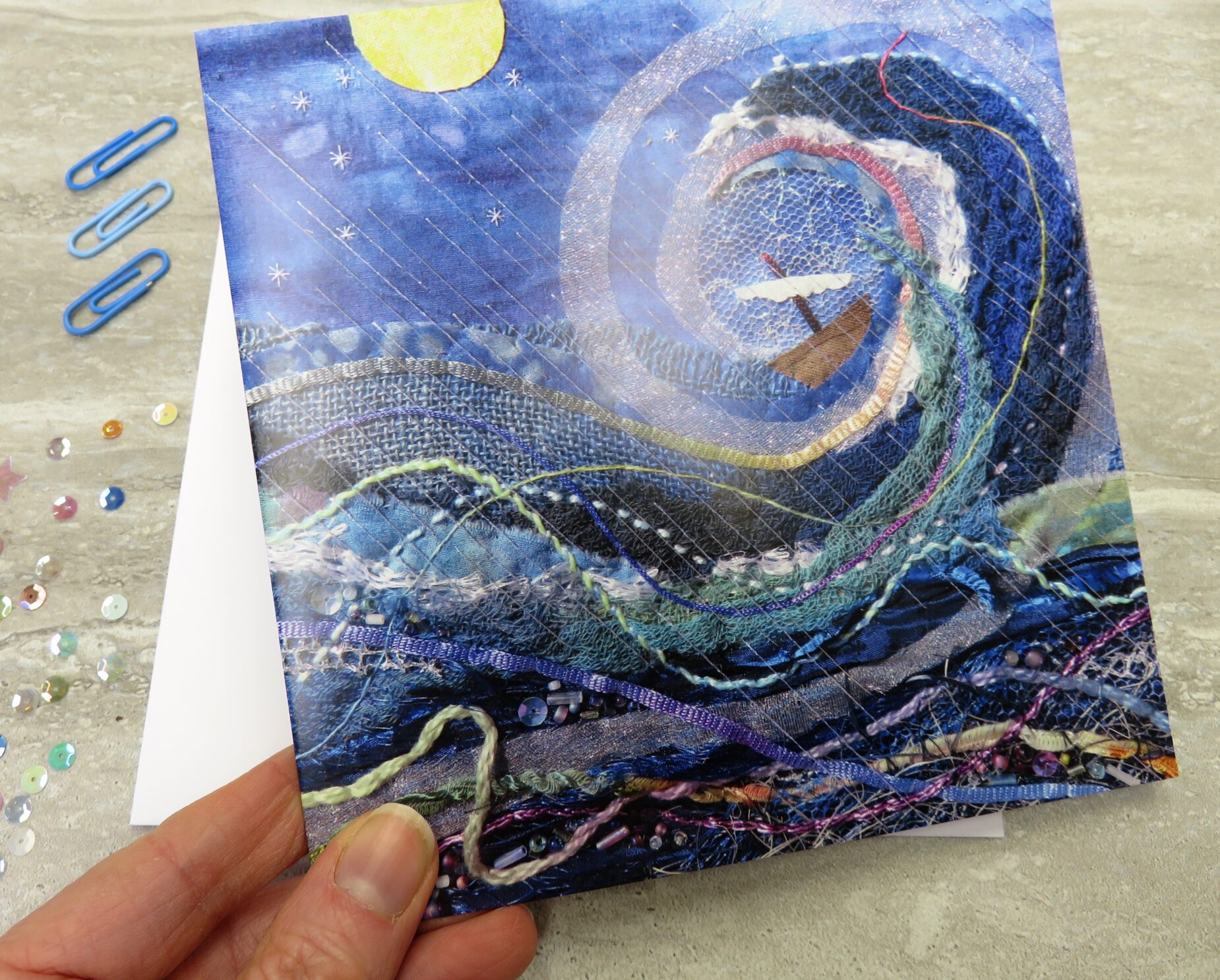 Eye of the Storm Blank Greetings Card - Image 2