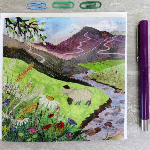Christian Greetings Card, Psalm 23