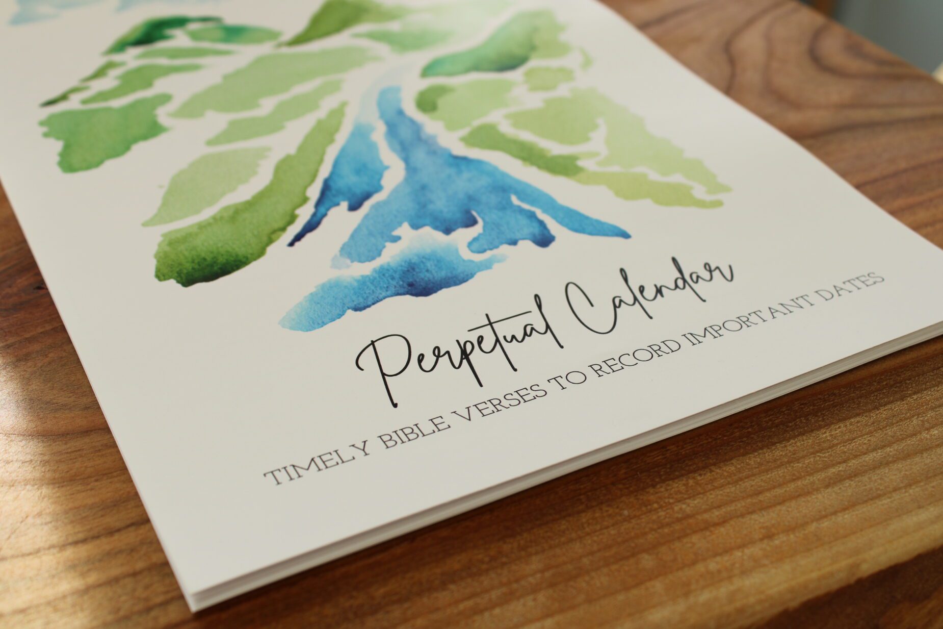 Watercolour Bible Verse Perpetual Calendar - Image 7