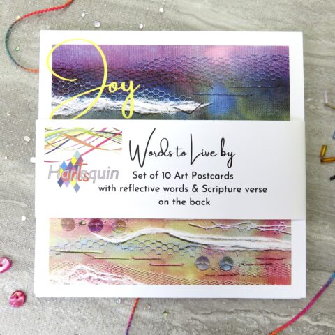 Gift Art Cards, Mini Landscapes with a wider perspective, Christian postcards for pondering, Prayer Cards, Words to Live by, Positive Postcards