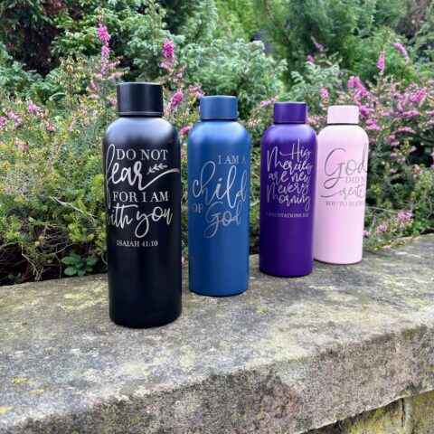 Personalised Bible Verse Water Bottle