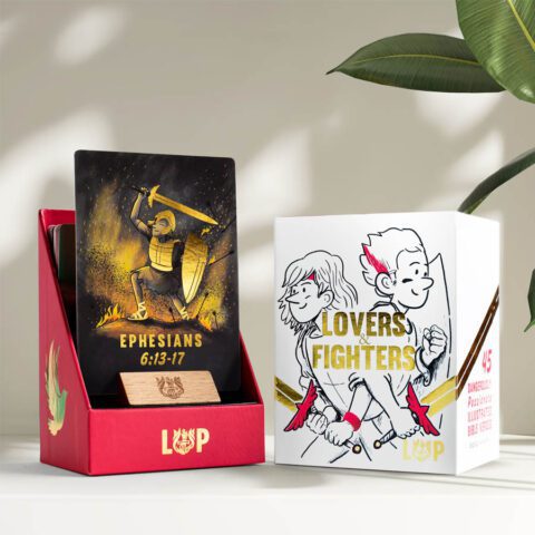 Lovers & Fighters - 45 Illustrated Bible Verse Cards
