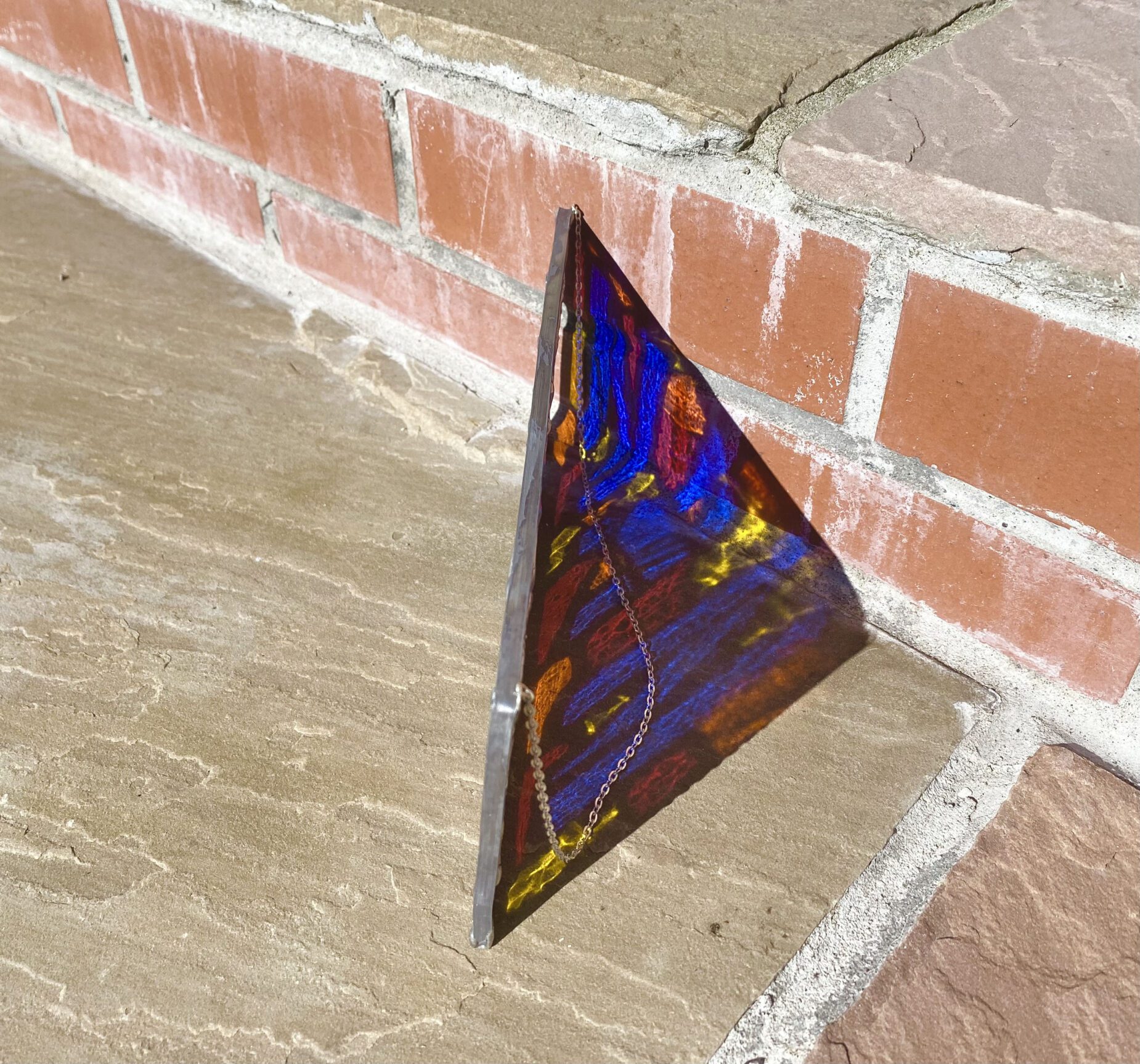 Stained Glass Nan Leaded Panel (L) - Stained Glass Art - Image 3