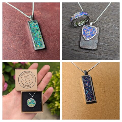 Custom Sand & Ash Necklaces