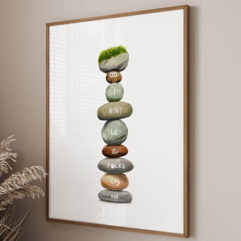 A3 I Won’t Let The Rocks Cry Out Print
