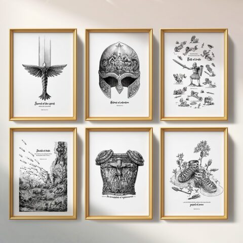 Armour of God Collection - Ephesians 6 - A3 - 6 Print Group