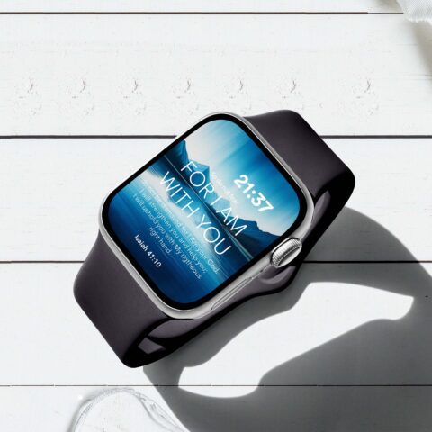 So Do Not Fear For I Am With You Christian Digital Watch Wallpaper - Isaiah 41:10 (PNG)