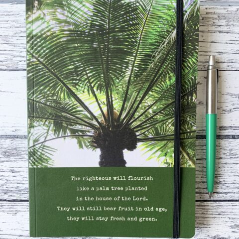 Flourish Psalm 92 Notebook with Elastic