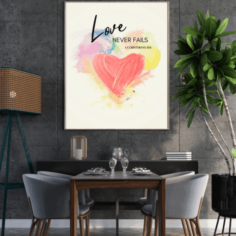 Love printable wall art