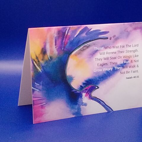 "EAGLE" GREETING CARD