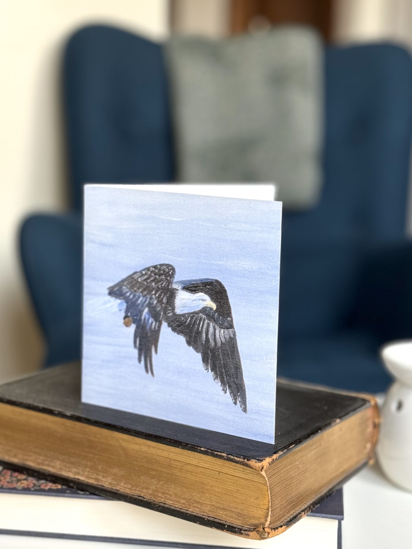 Flying Eagle in the Blue Sky