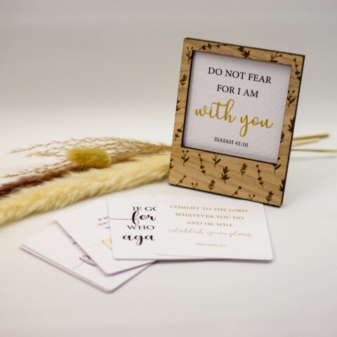 Verse of the Day Display: Christian Gift With Instant Photo Style
