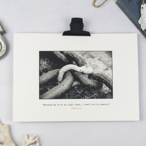 I Shall not be Shaken A4 Print