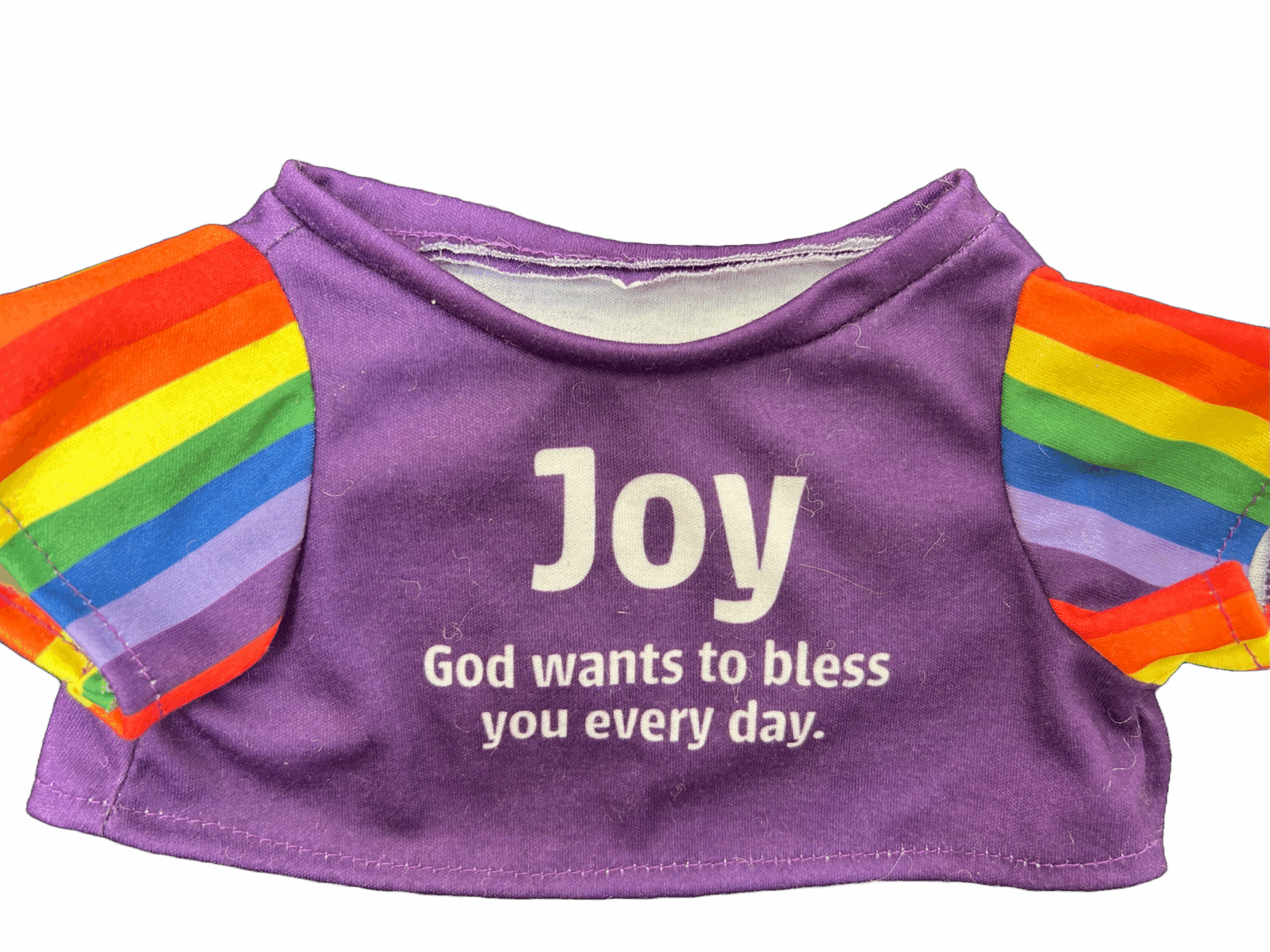 Image of royal purple Joy Bear T-shirt for 40cm Promise Bear