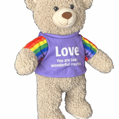 Image of Love Bear - a teddy bear with Christian messaging