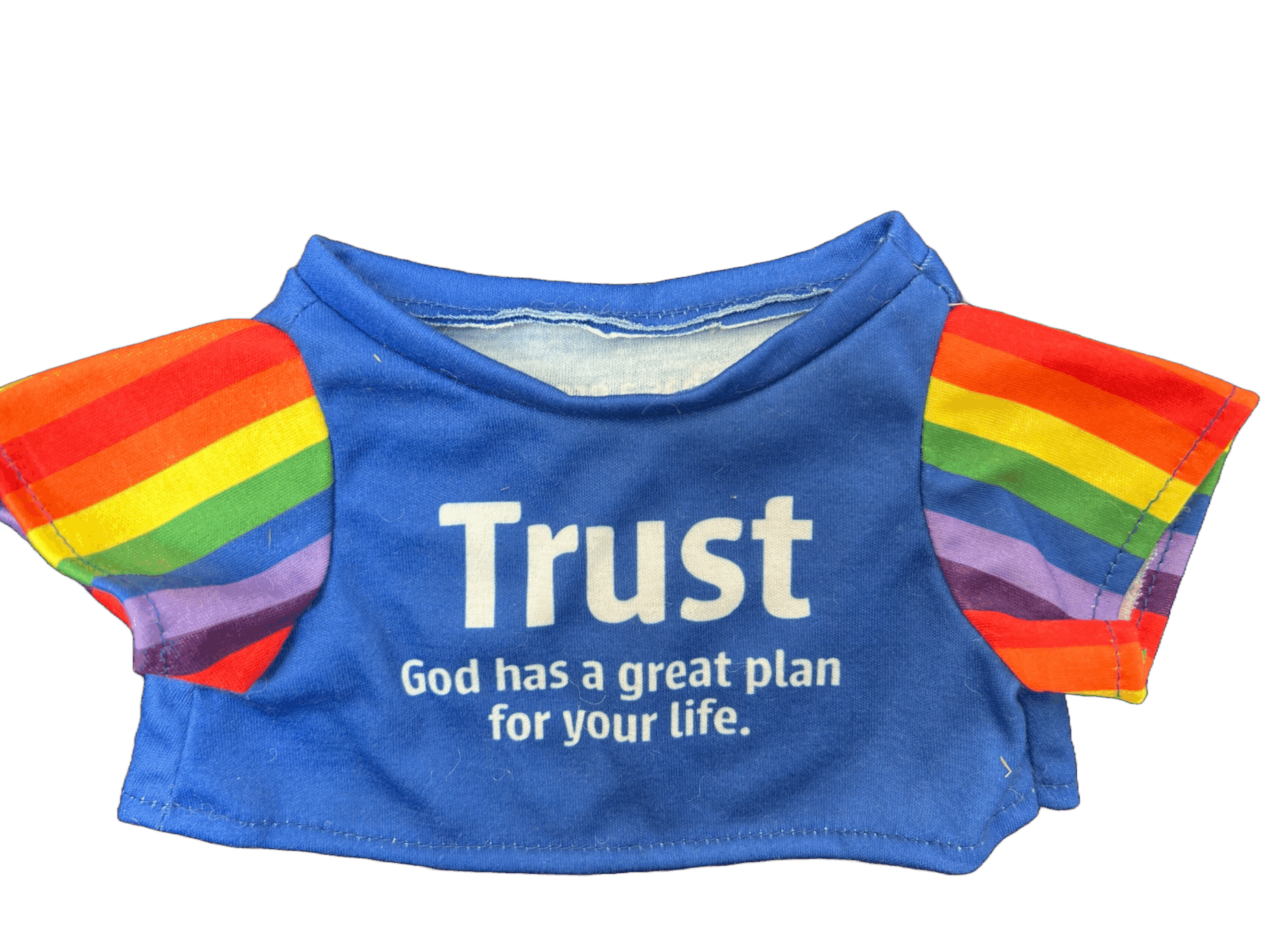 Image of blue Trust Bear T-shirt.