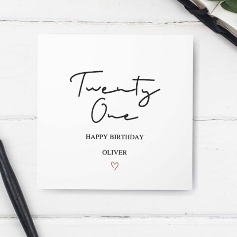 Personalised The Lord Bless You Age Christian Birthday Card - Numbers 6:24-26 - 21st, 30th, 40th, 50th, 60th, 70th