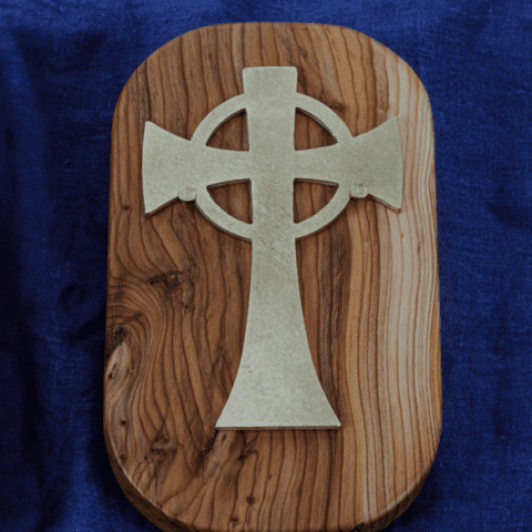 Brass Celtic Cross